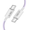 TECH-PROTECT ULTRABOOST LITE TYPE-C KABEL  PD60W/3A 100CM MAUVE