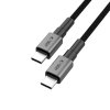 TECH-PROTECT ULTRABOOST DNA TYPE-C KABEL  PD100W/5A 300CM IRON GREY