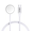 TECH-PROTECT MC02 ULTRABOOST ŁADOWARKA MAGNETYCZNA TYPE-C KABEL  100CM APPLE WATCH WHITE