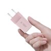 TECH-PROTECT NCM33W 2-PORT NETWORK CHARGER PD 33W / QC3.0 BABY PINK