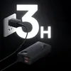 Baseus Adaman2 powerbank z wyświetlaczem cyfrowym 10000mAh 30W 2 x USB / 1x USB Typ C Overseas Edition PD QC SCP czarny (PPAD040