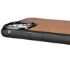 iCarer Leather Oil Wax etui pokryte naturalną skórą do iPhone 14 Pro brązowy (WMI14220718-TN)