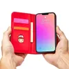 Magnet Card Case etui Samsung Galaxy A23 5G pokrowiec z klapką portfel podstawka czerwone
