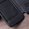 Nillkin Qin Leather Pro Case etui iPhone 14 Pro Max osłona na aparat kabura pokrowiec obudowa z klapką czarny