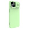 Nillkin CamShield Magnetic Silicone Case etui iPhone 14 magnetyczny MagSafe pokrowiec z osłoną na aparat zielony