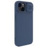 Nillkin CamShield Magnetic Silicone Case etui iPhone 14 Plus magnetyczny MagSafe pokrowiec z osłoną na aparat niebieski