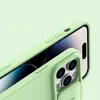 Nillkin CamShield Silky Silicone Case etui iPhone 14 Pro Max pokrowiec z osłoną na aparat zielony
