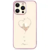 Etui silikonowe z kryształami Swarovski Kingxbar Wish Series do iPhone 14 Plus - różowe