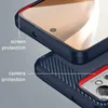 Carbon Case etui Xiaomi Poco F4 5G elastyczny silikonowy karbonowy pokrowiec czarne