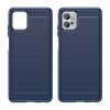 Carbon Case etui Xiaomi Poco F4 5G elastyczny silikonowy karbonowy pokrowiec czarne