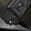Hybrid Armor Camshield etui iPhone 13 Pro pancerny pokrowiec z osłoną na aparat niebieskie