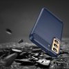 Carbon Case etui Samsung Galaxy S23+ elastyczny silikonowy karbonowy pokrowiec niebieskie