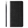 Magnet Strap Case etui Samsung Galaxy S23 pokrowiec z klapką portfel mini smycz podstawka czarne