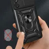 Hybrid Armor Camshield etui do Samsung Galaxy A14 pancerny pokrowiec z osłoną na aparat czarne