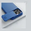Nillkin CamShield S Case etui iPhone 14 Pro Max pancerny pokrowiec osłona na aparat niebieskie