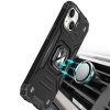 Pancerne etui z uchwytem na palec do iPhone 15 Plus Wozinsky Ring Armor - srebrne