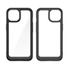 Wzmocnione etui Outer Space z elastyczną ramką do iPhone 15 - niebieskie