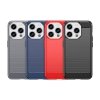 Elastyczne etui wzór karbon do iPhone 15 Pro Carbon Case - czarne