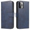 Etui portfel z klapką podstawką do iPhone 15 Pro Max Magnet Case - niebieskie