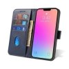 Etui portfel z klapką podstawką do iPhone 15 Pro Max Magnet Case - niebieskie