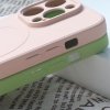 Silikonowe magnetyczne etui iPhone 14 Pro Silicone Case Magsafe - szaroniebieskie