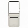 Etui z ekoskóry do Samsung Galaxy Z Flip 5 - kremowe