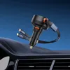 Ładowarka samochodowa Baseus Enjoyment USB-A z kablem USB-C / Lightning 60W - czarny