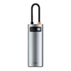 HUB 7w1 Baseus Metal Gleam Series USB-C do USB-C PD / 3x USB-A / HDMI / SD TF - szary