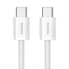 Kabel Baseus Superior Series ll USB-C - USB-C 30W 480Mb/s 1m - biały