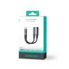 Adapter DAC 2w1 Joyroom SY-C02 USB-C do USB-C / mini jack 3.5 mm - czarny