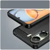 Etui Carbon Case do Xiaomi Redmi 13c elastyczny silikonowy karbonowy pokrowiec - czarny