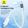 Kabel Baseus CB000068 USB-C - USB-C 240W PD 8K 60Hz 1m - biały