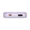 Powerbank Baseus Comet Series z wyświetlaczem 10000mAh 22.5W - fioletowy + kabel USB-A / USB-C