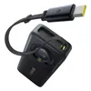 Powerbank Baseus Free2Pull 10000mAh 30W z portem USB-C i rozwijanym kablem USB-C - czarny