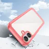 Etui Outer Space Case z żelową ramką do iPhone 16 Plus - czerwone