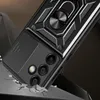 Etui pancerne Hybrid Armor Camshield z osłoną aparatu i metalowym ringiem do Samsung Galaxy S24 FE - czarne