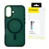 Etui Wozinsky Fashion Case z MagSafe na Samsung Galaxy S24 FE - zielone