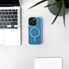Etui Wozinsky Fashion Case z MagSafe na Samsung Galaxy S24 FE - niebieskie