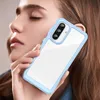 Etui Outer Space Case do Samsung Galaxy A56 pokrowiec z elastyczną ramką - niebieskie