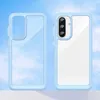 Etui Outer Space Case do Samsung Galaxy A26 pokrowiec z elastyczną ramką - niebieskie