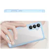 Etui Outer Space Case do Samsung Galaxy A36 pokrowiec z elastyczną ramką  - niebieskie