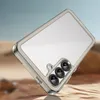 Etui Outer Space Case do Samsung Galaxy A36 pokrowiec z elastyczną ramką  - półprzezroczyste, czarne