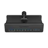 Hub Orico MH4PU montowany na zacisk 4x USB-A 3.0 - czarny