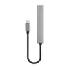 Hub USB-C Orico AH-13 stacja dokująca 1x USB-A 3.0 + 3x USB-A 2.0 - szary