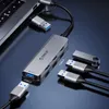 Hub USB-A/USB-C Orico YSA5-U3 stacja dokująca 3x USB-A 2.0 + 1x USB-A 3.0 - szary