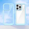 Etui Outer Space Case na iPhone 16e pokrowiec z elastyczną ramką - niebieskie