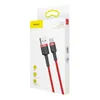 Kabel Baseus Cafule USB-A / USB-C QC 3.0 3A 1 m - czerwony