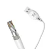 Dudao przewód kabel USB / Lightning 2.4A 1m biały (L4L 1m white)