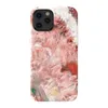 Kingxbar Agate Series eleganckie etui pokrowiec z nadrukiem agat iPhone 12 mini czerwony