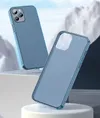 Baseus Frosted Glass Case Sztywne etui z elastyczną ramką iPhone 12 Pro Max Biały (WIAPIPH67N-WS02)
